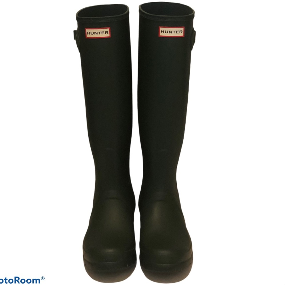 Hunter Rain Boots in Hunter Green